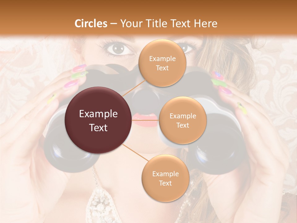 Female Affluent Fashionable PowerPoint Template