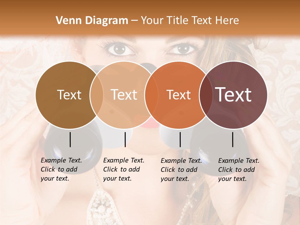 Female Affluent Fashionable PowerPoint Template