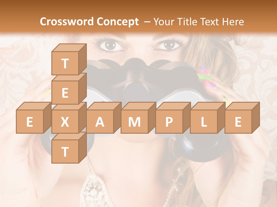 Female Affluent Fashionable PowerPoint Template