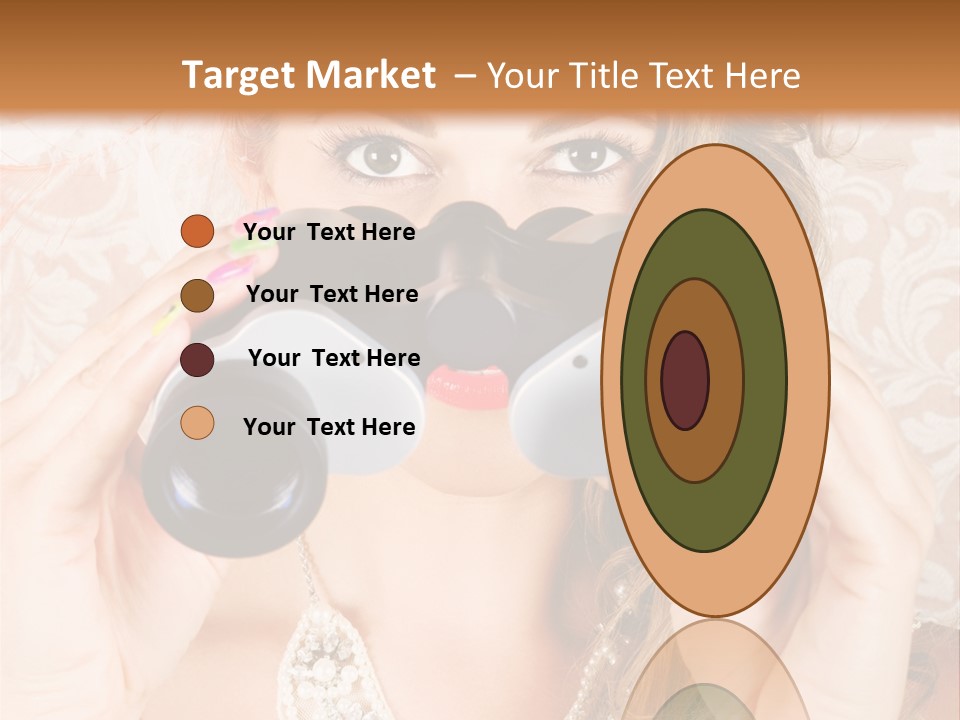 Female Affluent Fashionable PowerPoint Template