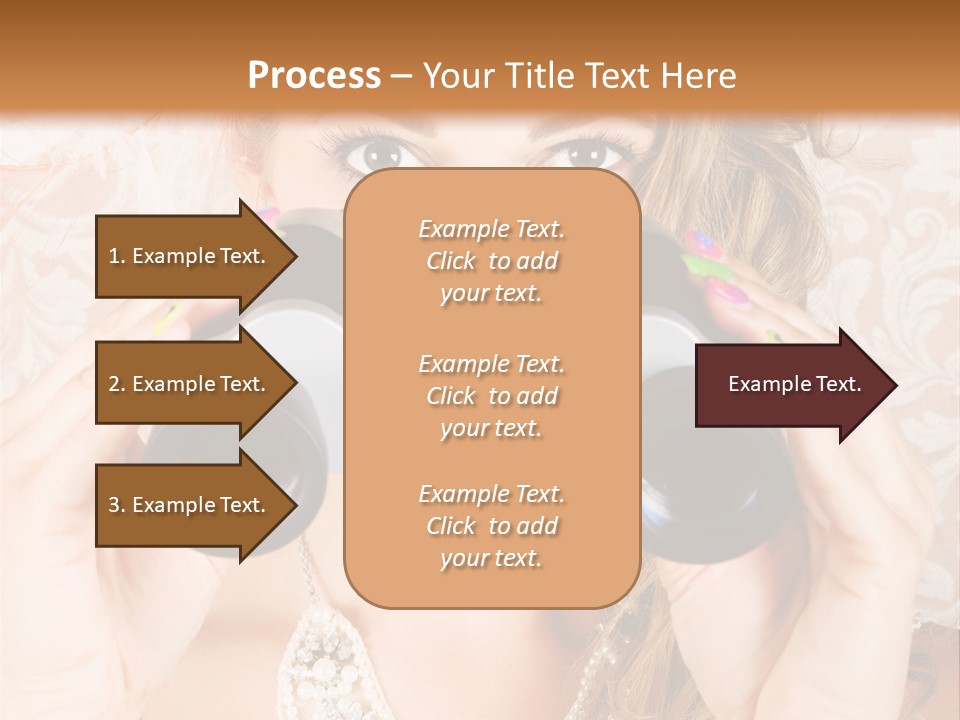 Female Affluent Fashionable PowerPoint Template