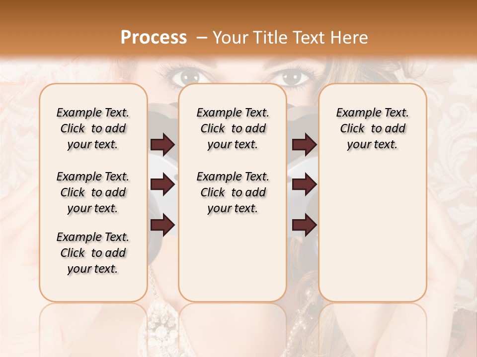 Female Affluent Fashionable PowerPoint Template