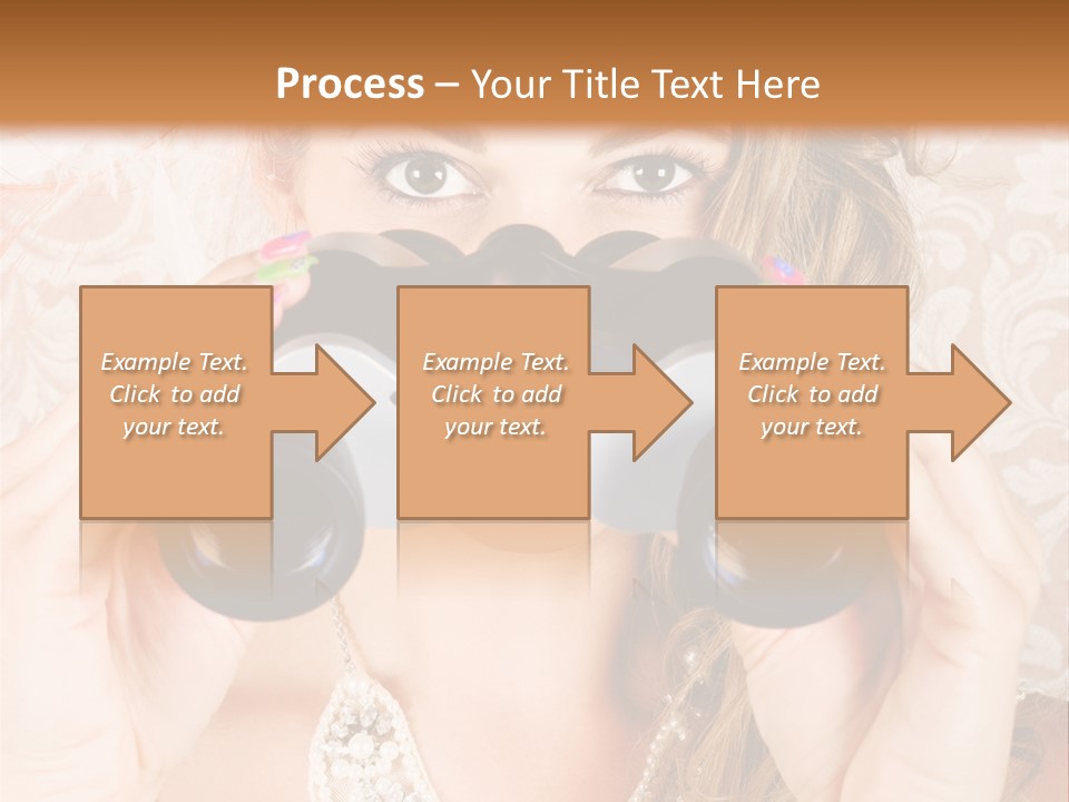 Female Affluent Fashionable PowerPoint Template