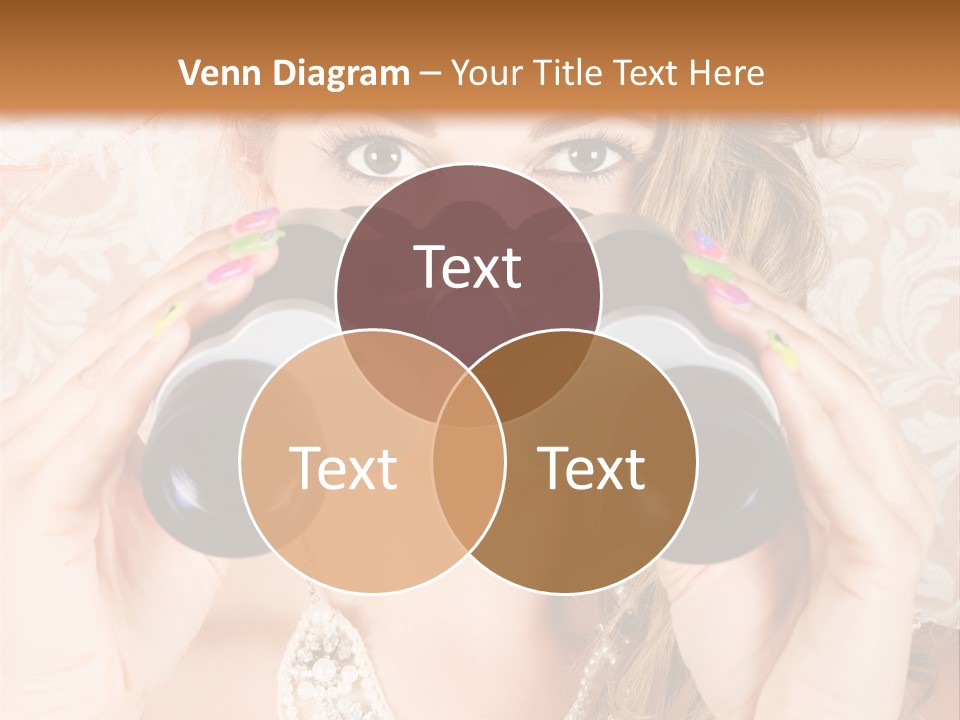 Female Affluent Fashionable PowerPoint Template