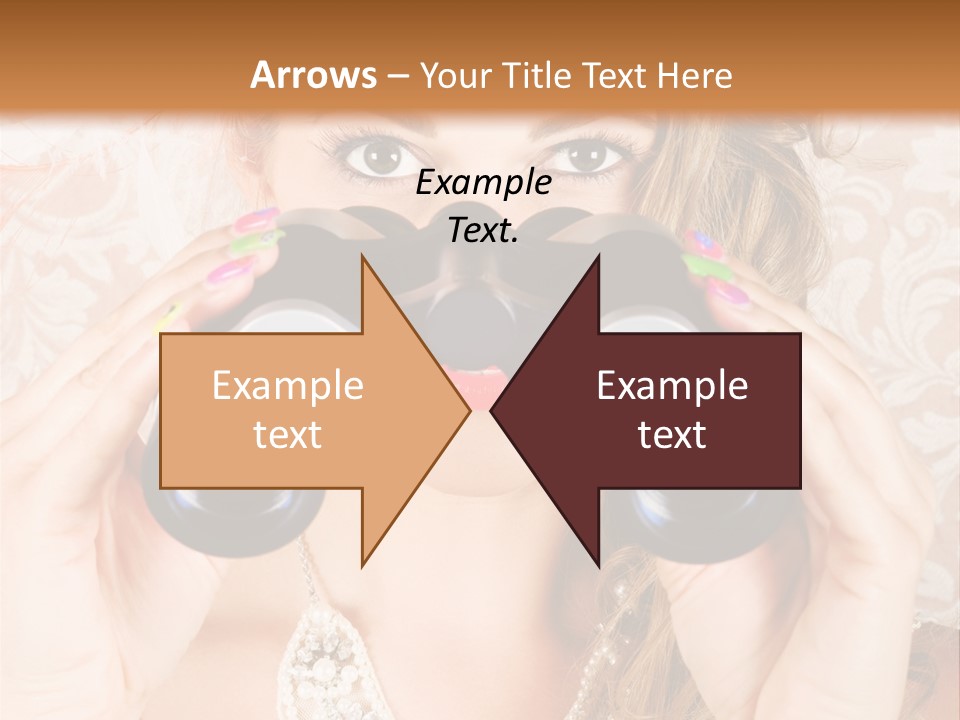 Female Affluent Fashionable PowerPoint Template