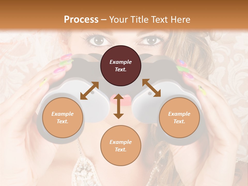 Female Affluent Fashionable PowerPoint Template