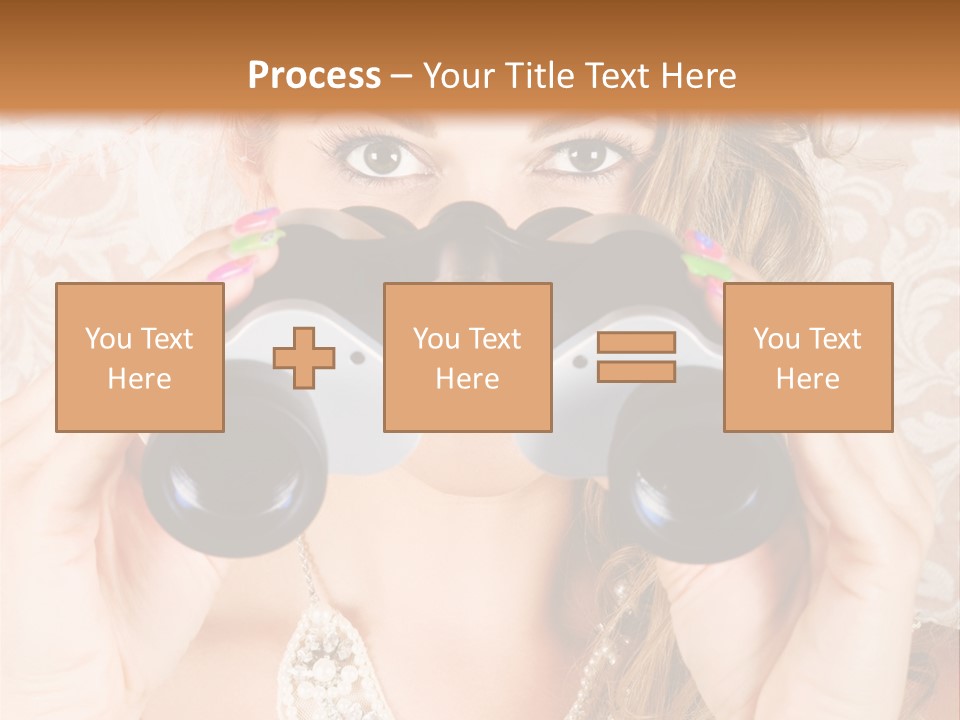 Female Affluent Fashionable PowerPoint Template