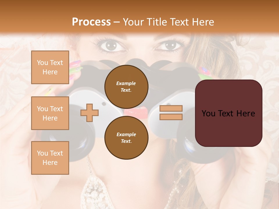 Female Affluent Fashionable PowerPoint Template