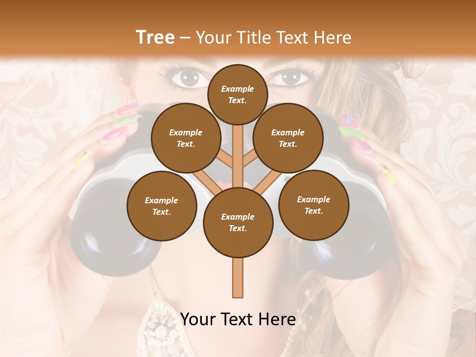 Female Affluent Fashionable PowerPoint Template