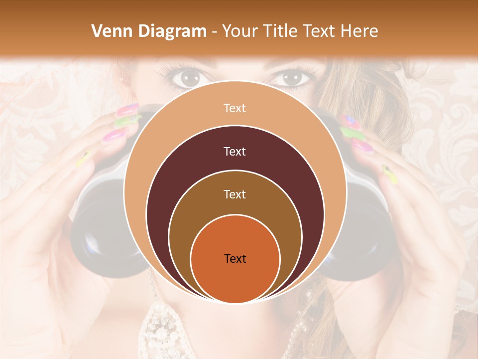 Female Affluent Fashionable PowerPoint Template