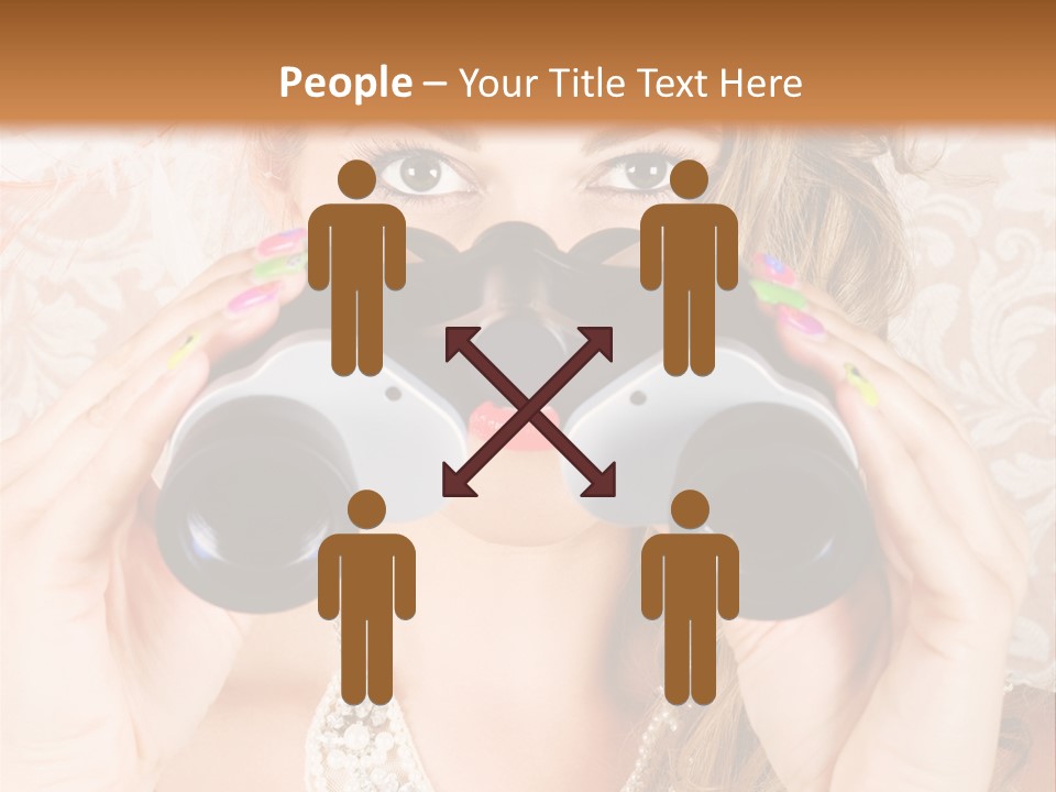 Female Affluent Fashionable PowerPoint Template