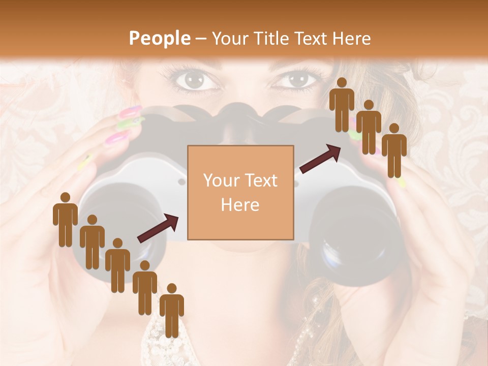 Female Affluent Fashionable PowerPoint Template