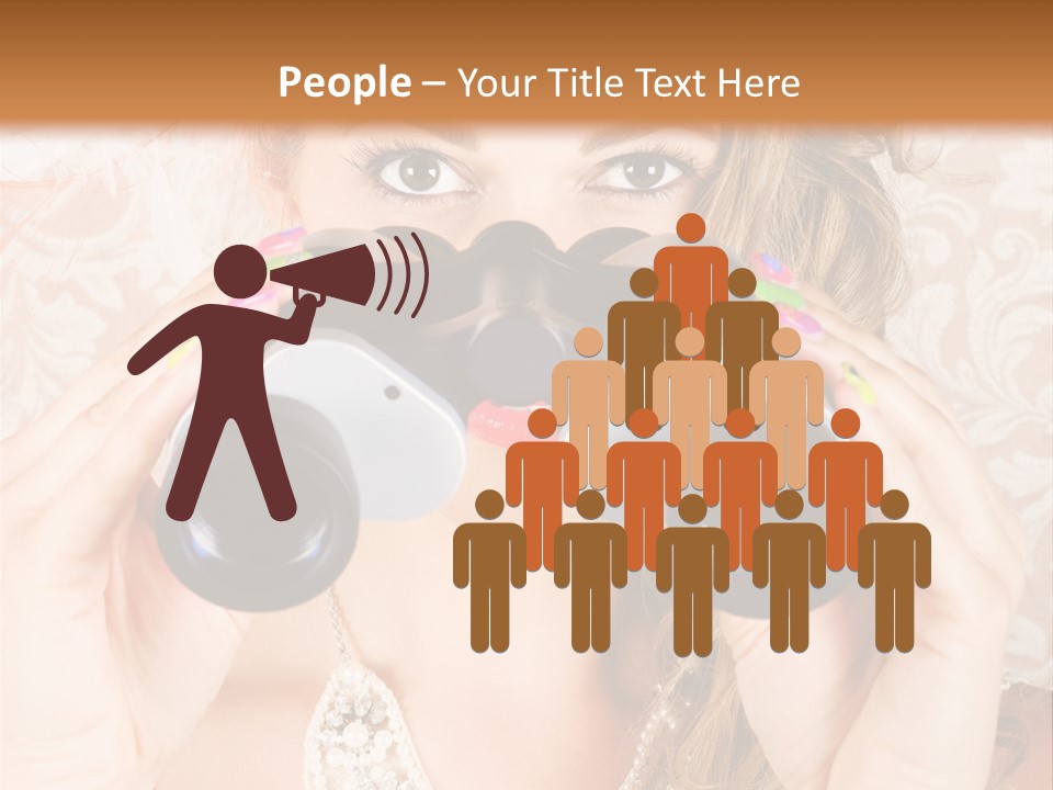 Female Affluent Fashionable PowerPoint Template