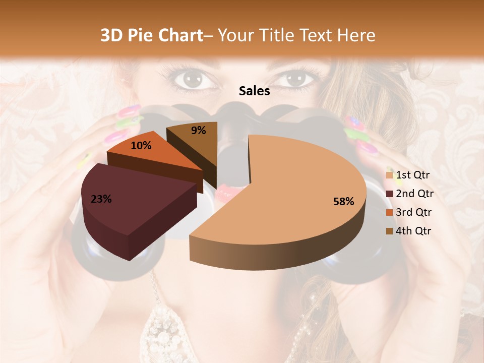 Female Affluent Fashionable PowerPoint Template