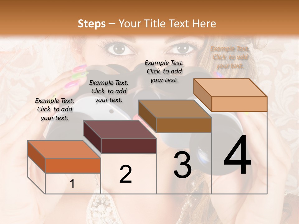 Female Affluent Fashionable PowerPoint Template