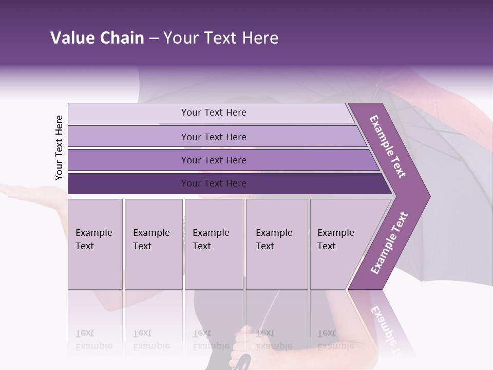 Happiness Hair Portrait PowerPoint Template