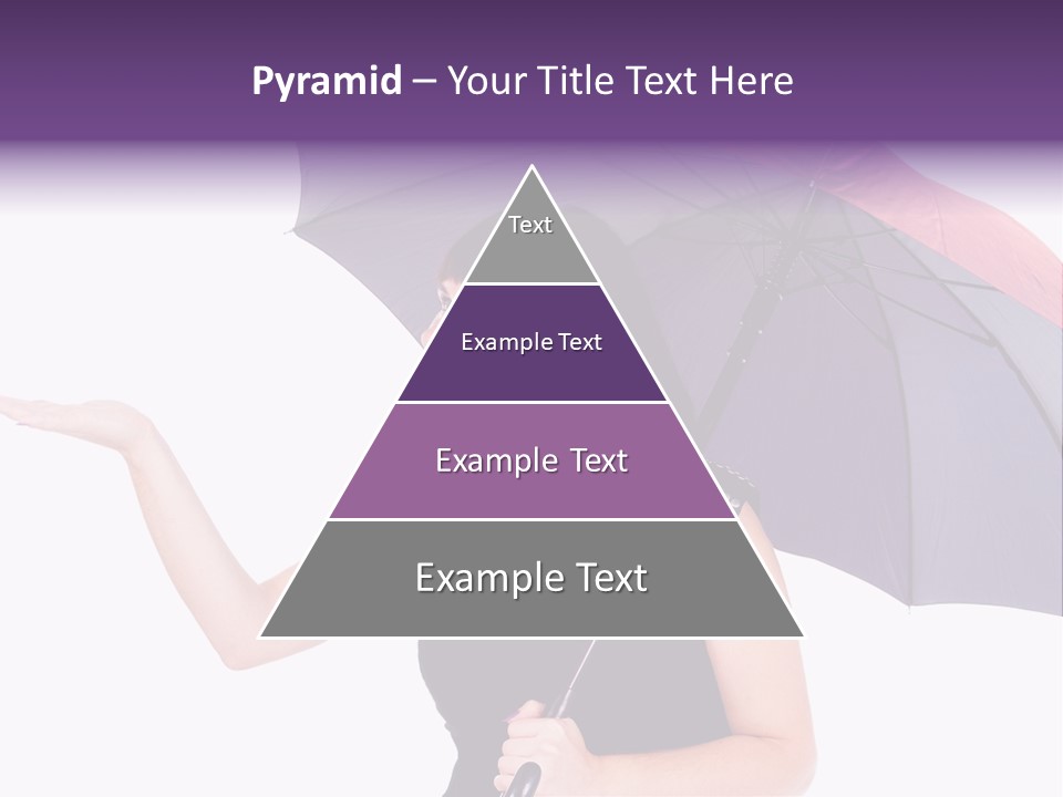 Happiness Hair Portrait PowerPoint Template