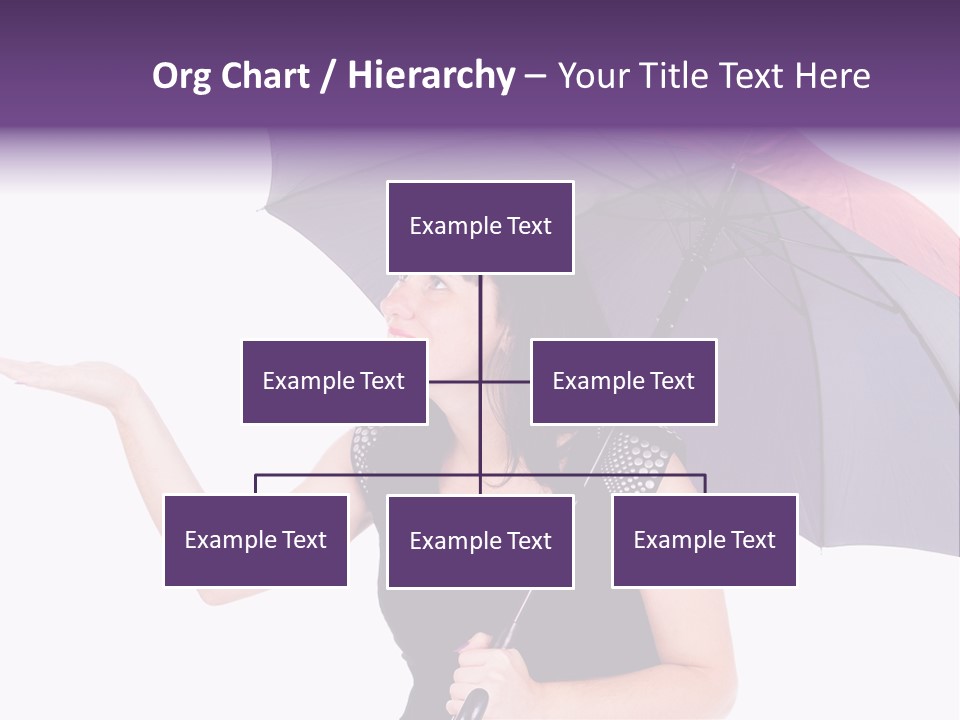 Happiness Hair Portrait PowerPoint Template