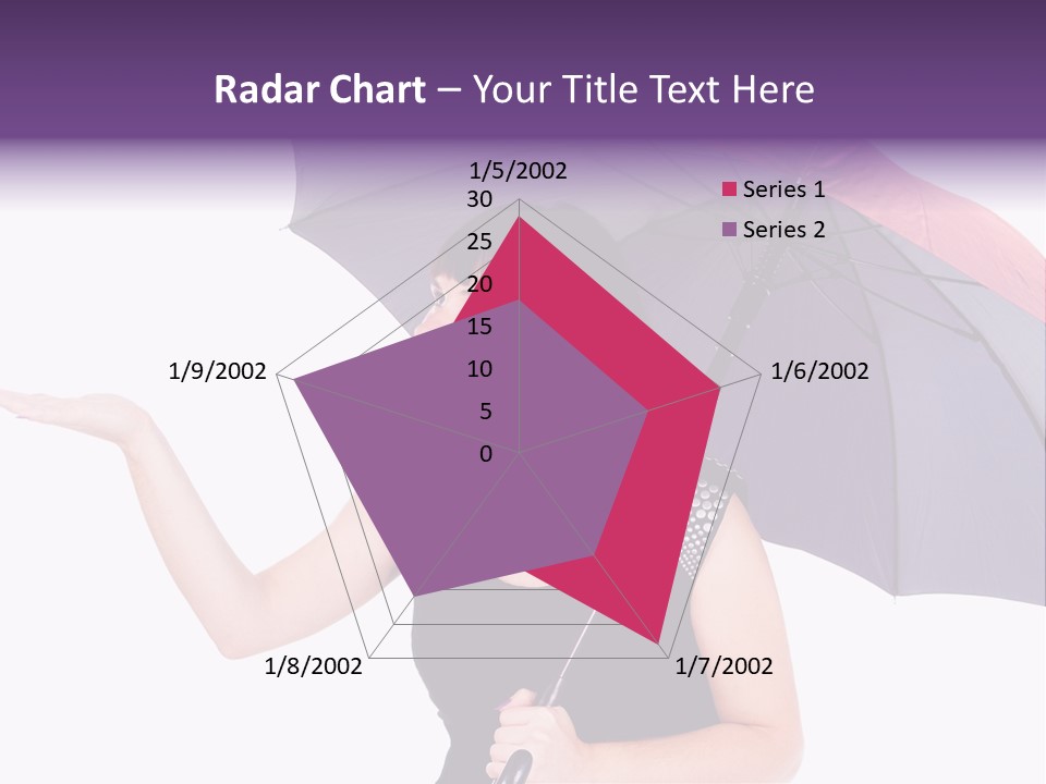 Happiness Hair Portrait PowerPoint Template