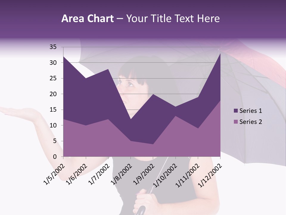 Happiness Hair Portrait PowerPoint Template