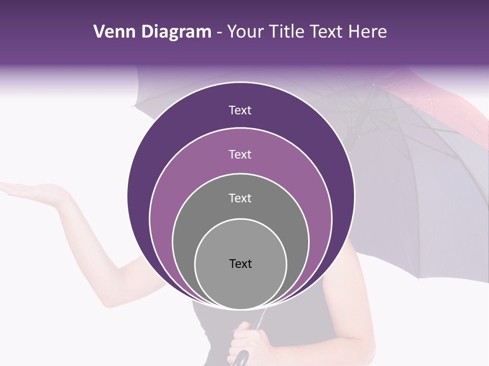 Happiness Hair Portrait PowerPoint Template
