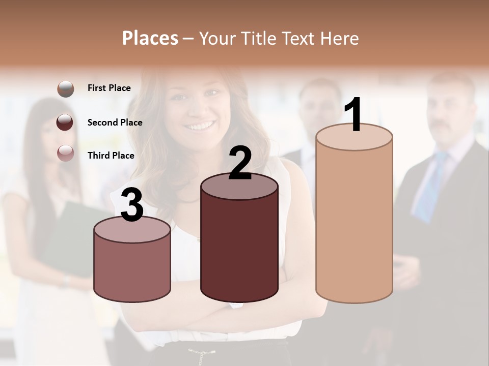 Competitive Student Girl PowerPoint Template