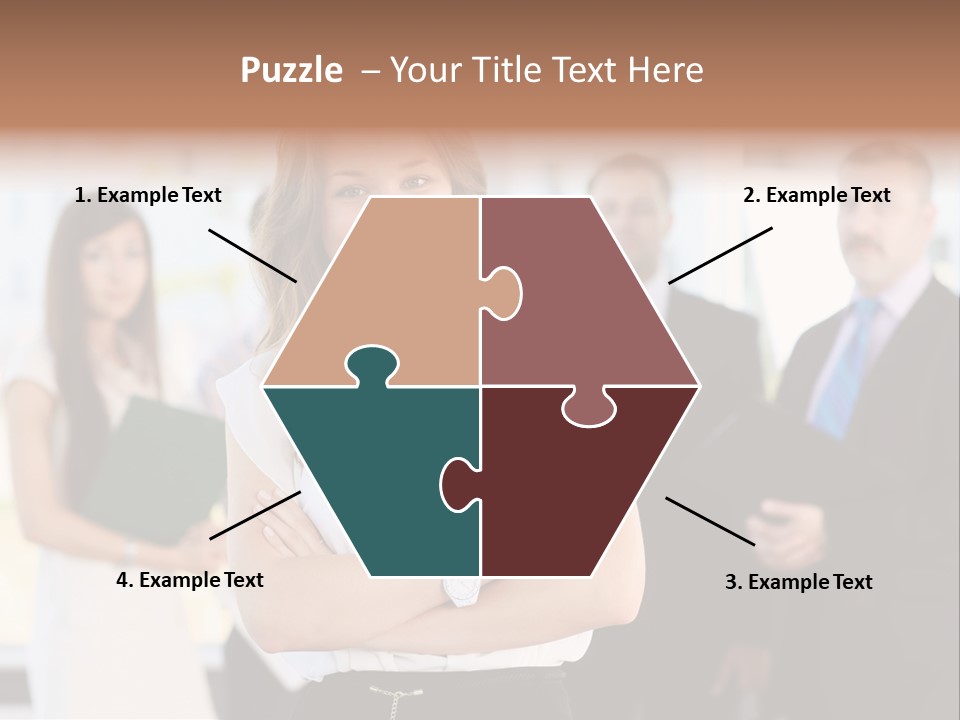 Competitive Student Girl PowerPoint Template