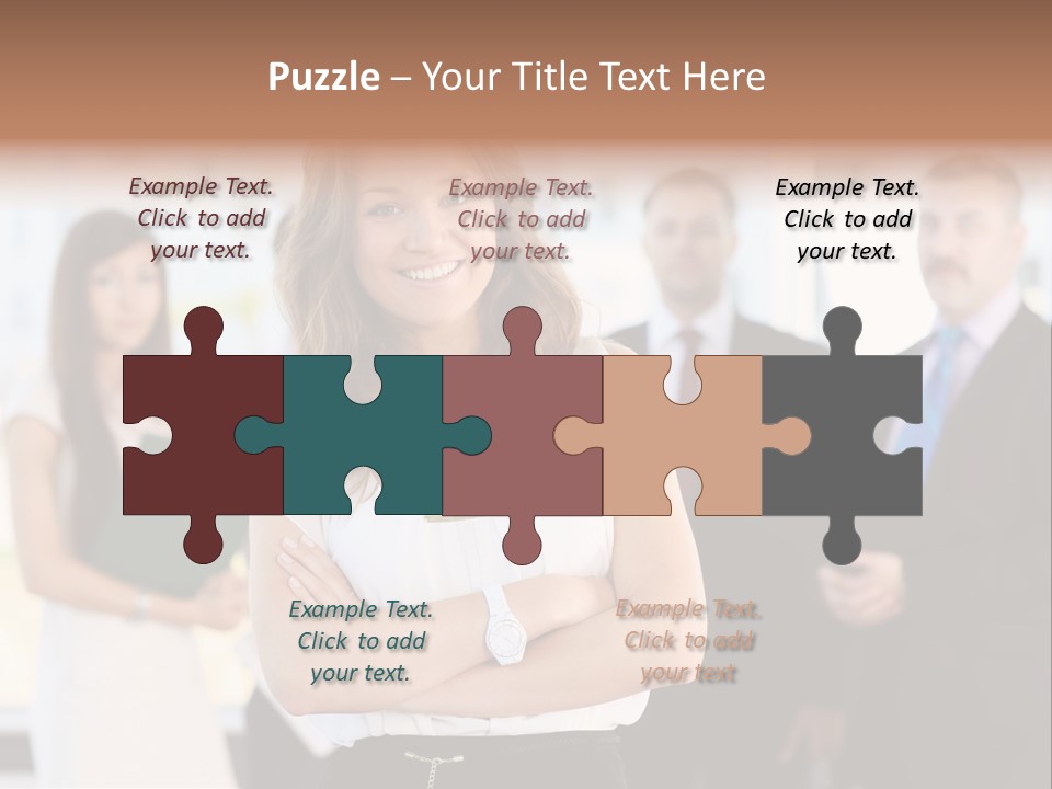 Competitive Student Girl PowerPoint Template