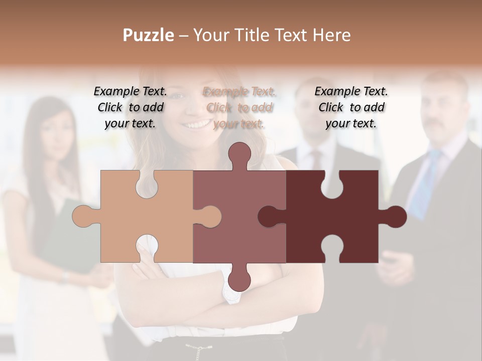 Competitive Student Girl PowerPoint Template