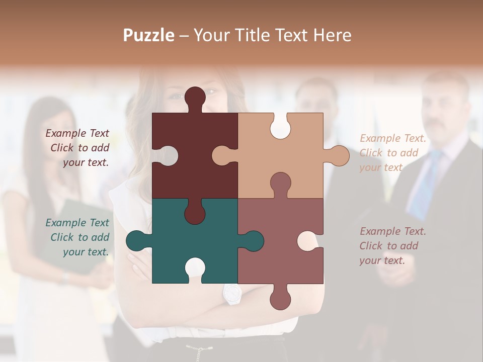 Competitive Student Girl PowerPoint Template