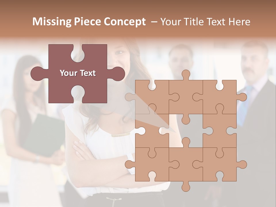 Competitive Student Girl PowerPoint Template
