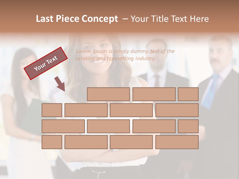 Competitive Student Girl PowerPoint Template