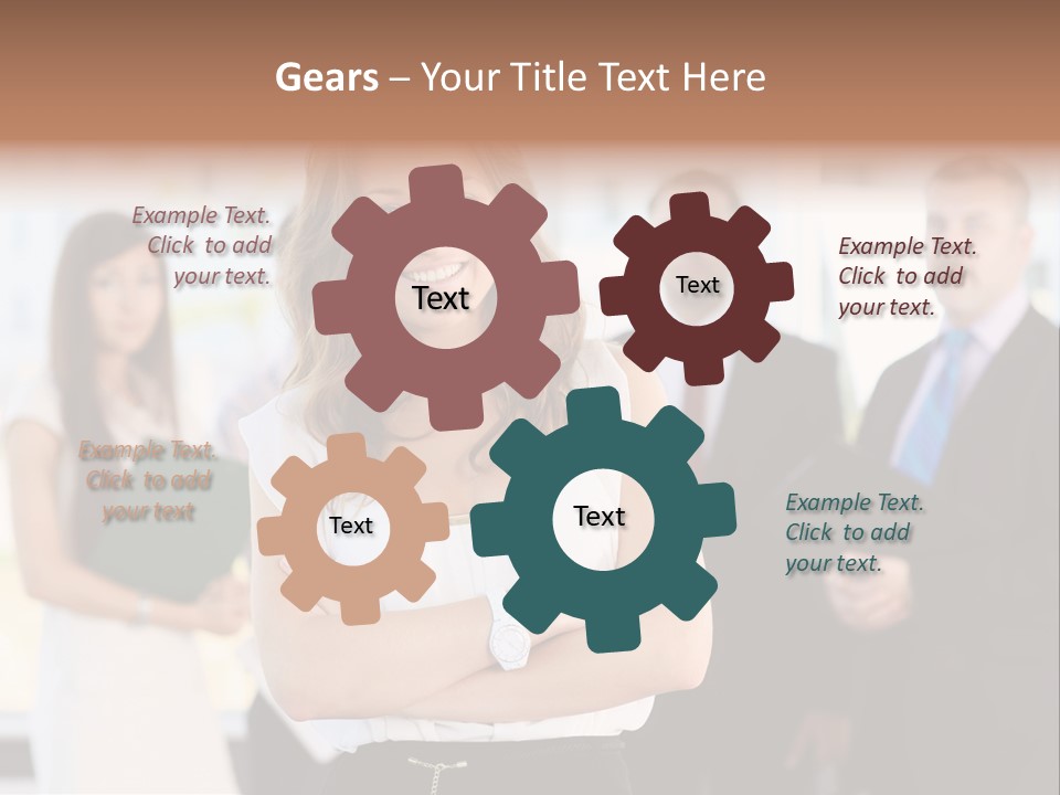 Competitive Student Girl PowerPoint Template