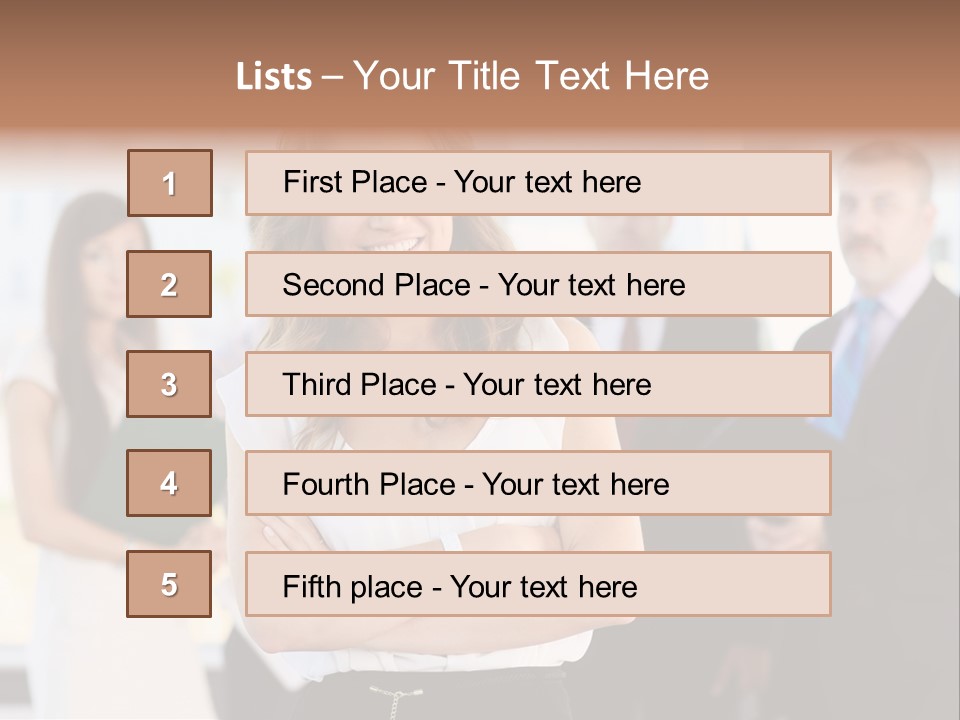 Competitive Student Girl PowerPoint Template