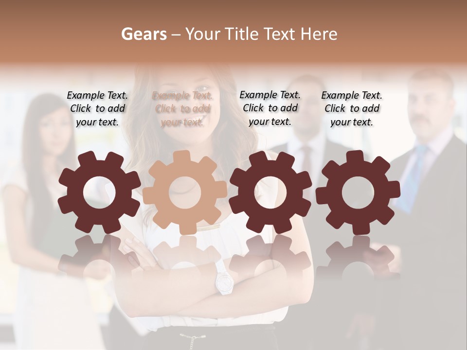 Competitive Student Girl PowerPoint Template