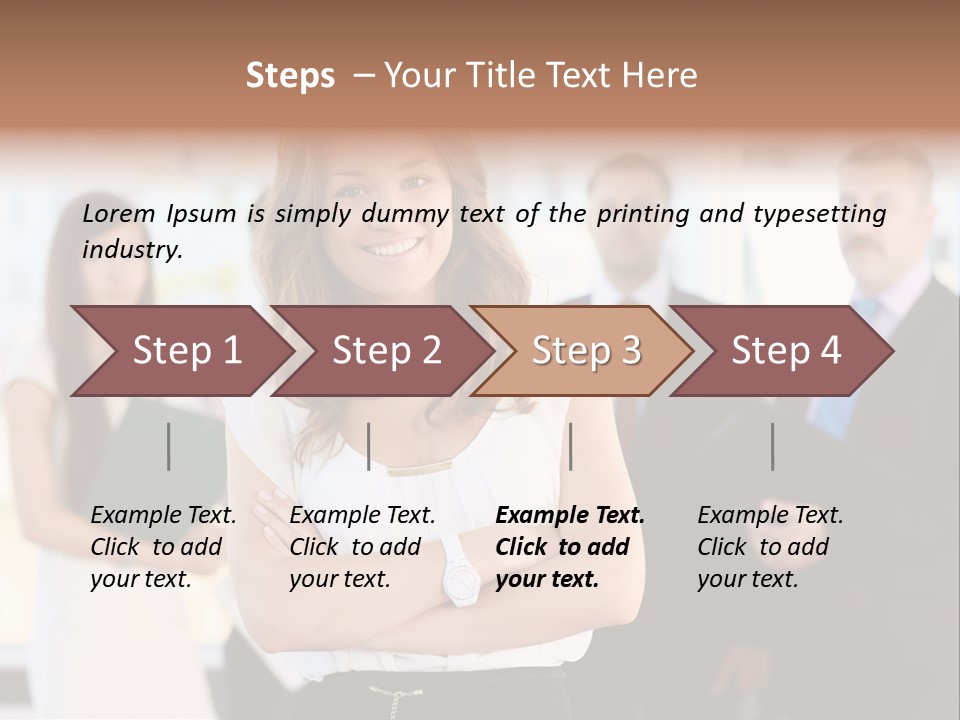 Competitive Student Girl PowerPoint Template
