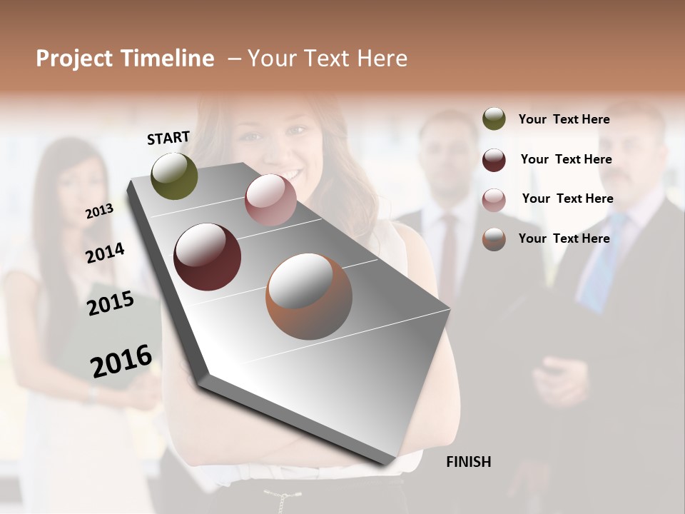 Competitive Student Girl PowerPoint Template
