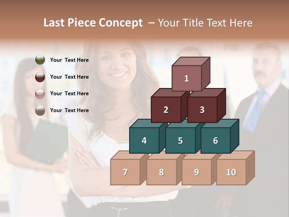 Competitive Student Girl PowerPoint Template