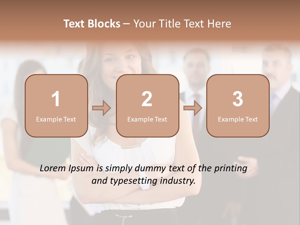 Competitive Student Girl PowerPoint Template