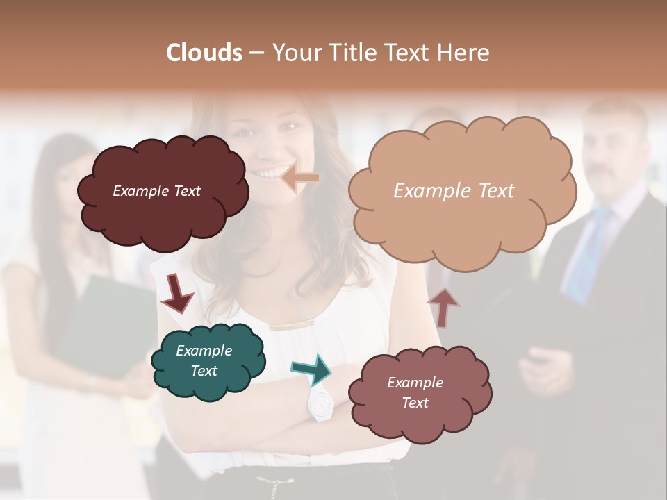Competitive Student Girl PowerPoint Template