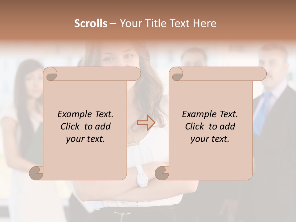 Competitive Student Girl PowerPoint Template