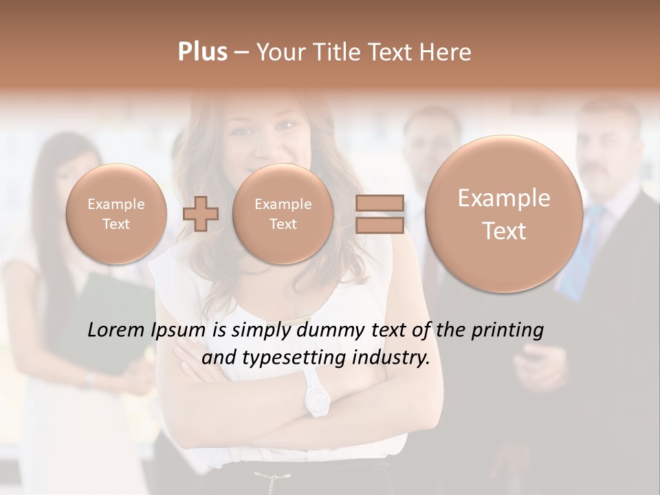 Competitive Student Girl PowerPoint Template