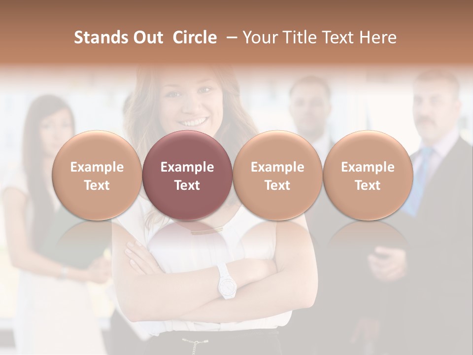 Competitive Student Girl PowerPoint Template