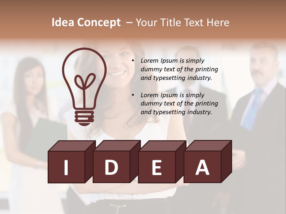 Competitive Student Girl PowerPoint Template