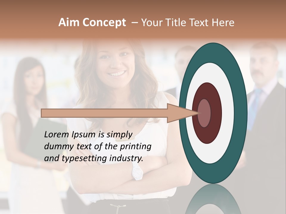 Competitive Student Girl PowerPoint Template