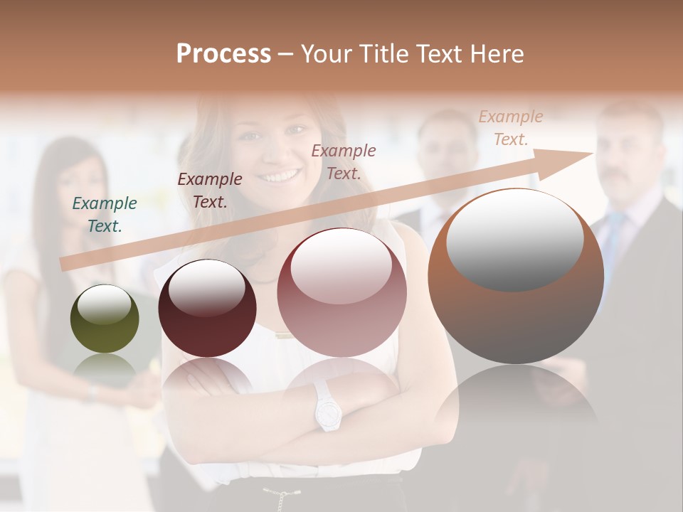 Competitive Student Girl PowerPoint Template