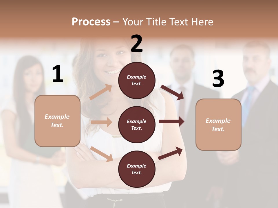 Competitive Student Girl PowerPoint Template