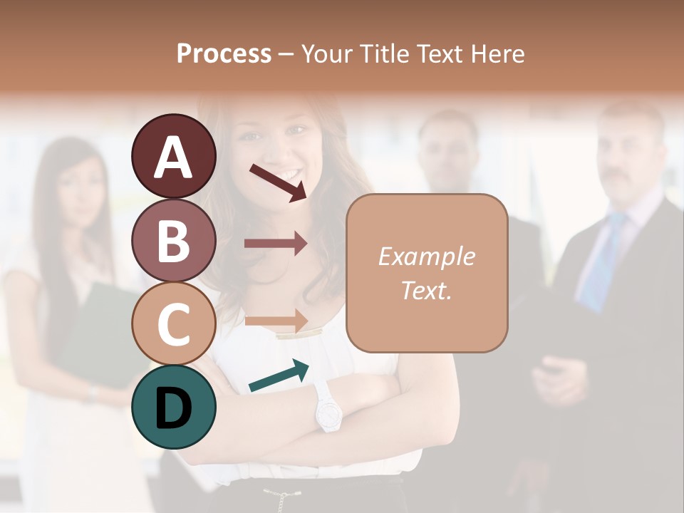 Competitive Student Girl PowerPoint Template
