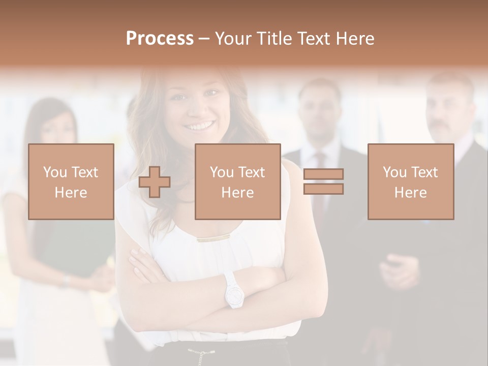 Competitive Student Girl PowerPoint Template