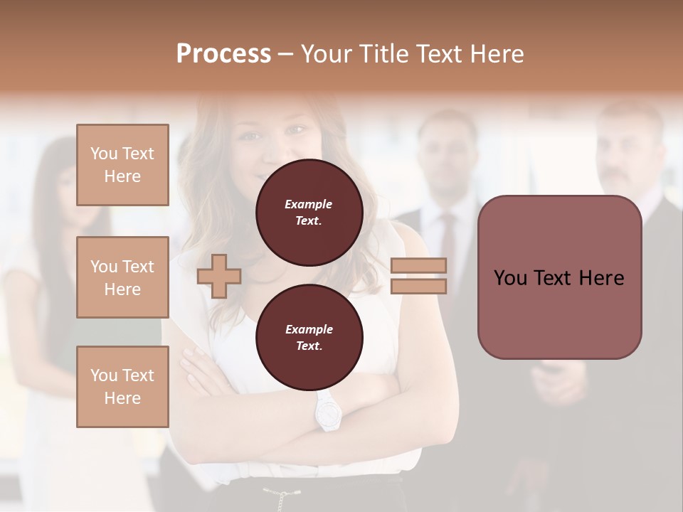 Competitive Student Girl PowerPoint Template